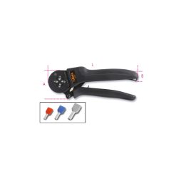 Beta 1606T Pinza per capicorda a tubetto, crimpatura su 4 lati 016060005