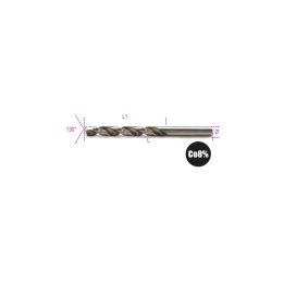 Beta 415 1,00 Punte elicoidali cilindriche serie corta in acciaio HSS-CO 8% rettificate 004150040