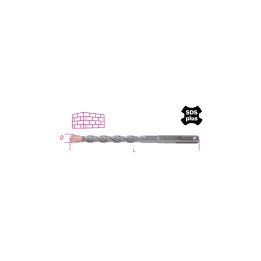 Beta 419 12X210 Punte per muratura corpo fresato con placchetta in metallo duro codolo SDS Plus 004190066