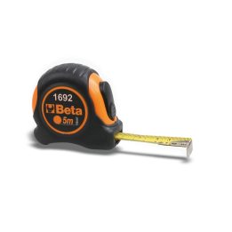 Beta 1692/2 Flessometri cassa bimateriale in ABS antiurto nastro in acciaio classe di precisione II 016920052
