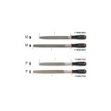 Beta 1719BMC/M 300 Lime mezzotonde e piatte a mazzo impugnatura bimateriale antiscivolo 017190253