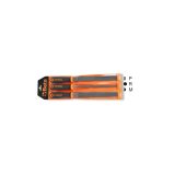Beta 1719BMR/B3 Serie di 3 raspe a taglio mezzodolce, con impugnatura, in busta appendibile 017190358
