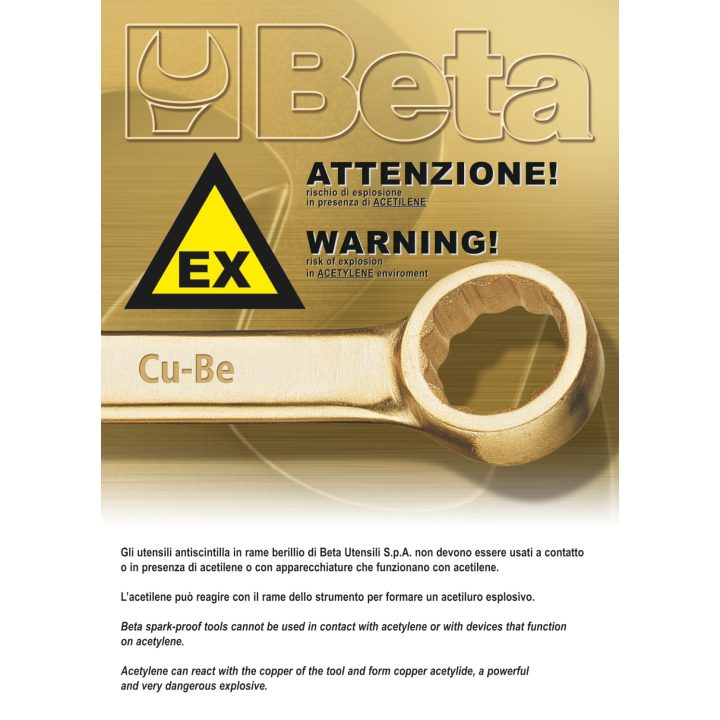 Beta 1719BA8/M Lime da 8" antiscintilla 017190805