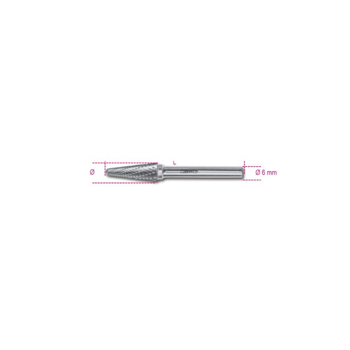 Beta 426MD/TA8 Lime rotative in metallo duro taglio incrociato HM4 004260515