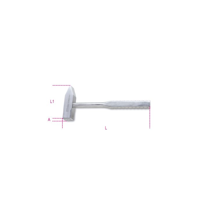 Beta 1370INOX 500 Martello tipo tedesco per meccanici in acciaio inossidabile 013700375