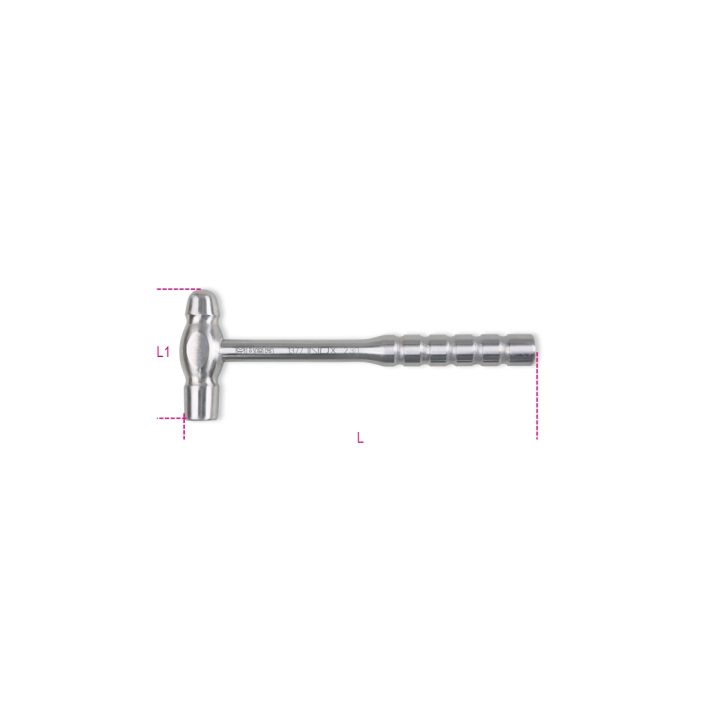 Beta 1377INOX 230 Martelli con testa tonda e penna sferica per calderai e lattonieri in acciaio inossidabile 013770623