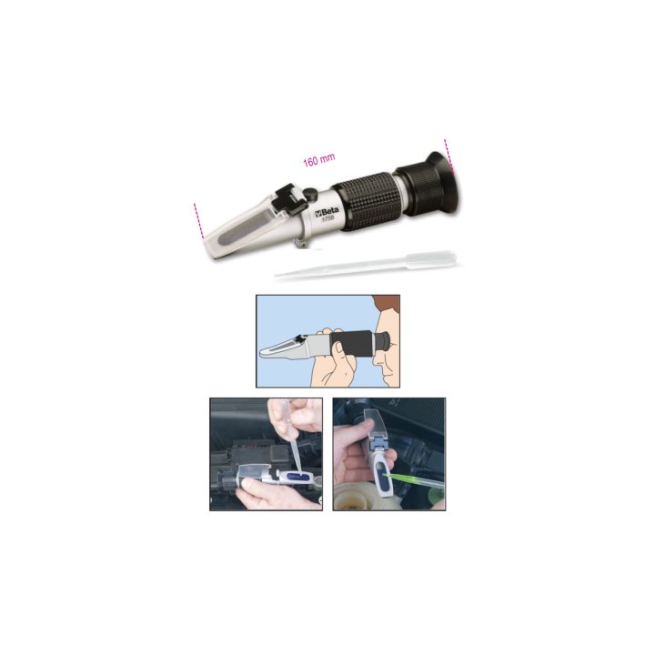 Beta 1759 Analizzatore ottico per liquidi di raffreddamento, batteria, lavavetri e AdBlue® in astuccio rigido 017590251