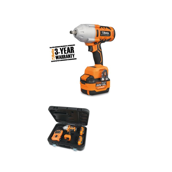 Beta 1984/K1200 Avvitatore reversibile a batteria 20V brushless da 1/2" - 1200 Nm 019840120