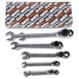 Beta 142/S15 Serie di 15 chiavi combinate a cricchetto reversibile (art. 142) 001420074
