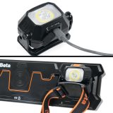 Beta 1836AW Lampada da testa a Led con ricarica wireless 018360051