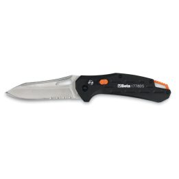 Beta 1778BS Coltello a serramanico con lama seghettata 017780035