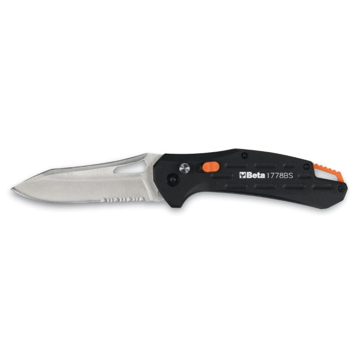 Beta 1778BS Coltello a serramanico con lama seghettata 017780035