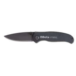 Beta 1778SCL Coltello a serramanico con finitura soft carbon look lama in acciaio temprato • in astuccio 017780089
