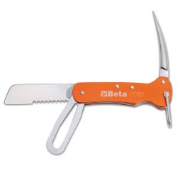 Beta 1778X Coltelli per nautica in acciaio inossidabile impugnatura in alluminio 017780050