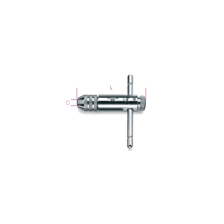 Beta 436/2 Giramaschi a cricchetto reversibile cromato 004360004