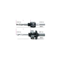 Beta 450AL/2 Alberi per seghe a tazza completi di punte 004500215