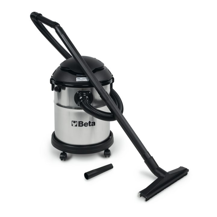 Beta 1870I Aspiratore 20 litri per solidi e liquidi, bidone in acciaio INOX 018700220