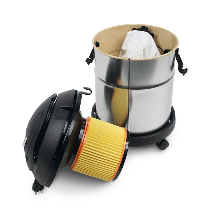 Beta 1870I Aspiratore 20 litri per solidi e liquidi, bidone in acciaio INOX 018700220