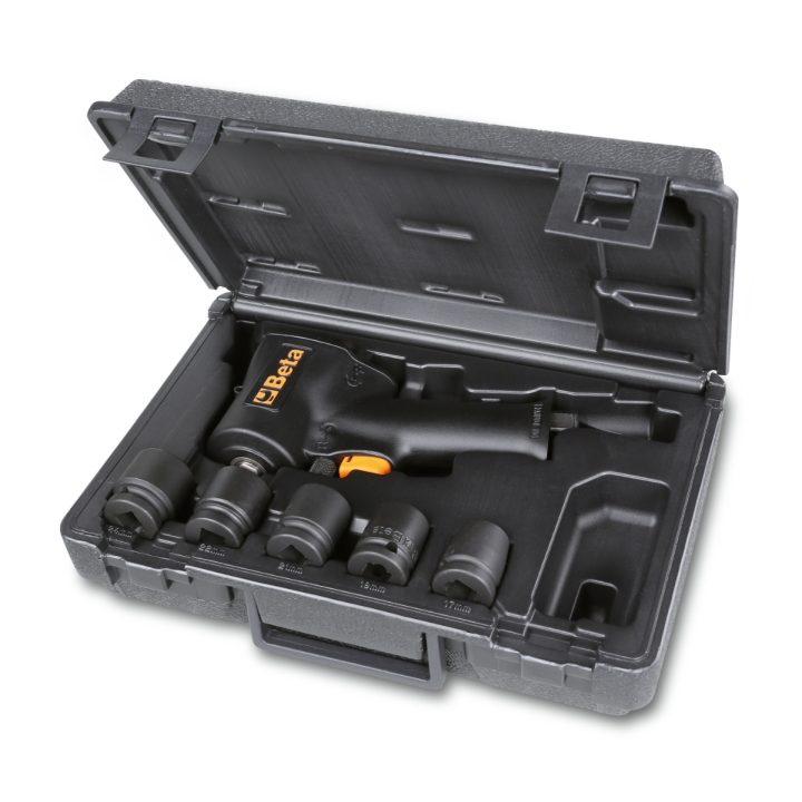 Beta 1927XM/K5 Assortimento di un avvitatore reversibile compatto e cinque bussole Macchina, in valigetta di plastica 019270129
