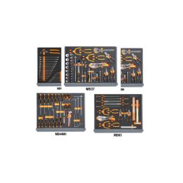 Beta 5935VI/2MB Assortimento di 133 utensili per manutenzioni industriali in vassoio morbido in EVA 059351316