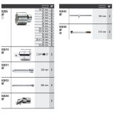 Beta 6600 M/131 Assortimento 92 utensili, con ganci senza pannello 066000131