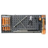 Beta 6600 M/813 Assortimento 31 utensili, con ganci senza pannello 066000813