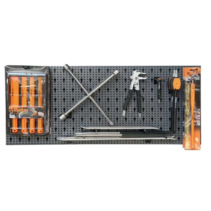 Beta 6600 M/813 Assortimento 31 utensili, con ganci senza pannello 066000813