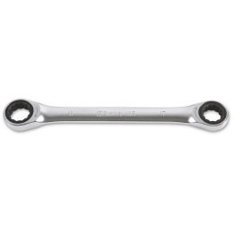 Beta 195 17X19 Chiavi poligonali doppie diritte a cricchetto cromate 001950019