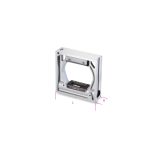 Beta 1699Q 150 Livella quadre di precisione in ghisa con 2 basi prismatiche rettificata a 2 fiale infrangibili in astuccio di le