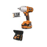 Beta 1984/K600 Avvitatore reversibile ad impulsi 20V BRUSHLESS con attacco 1/2" - 600 Nm 019840060