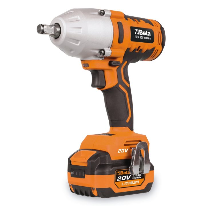 Beta 1984/K600 Avvitatore reversibile ad impulsi 20V BRUSHLESS con attacco 1/2" - 600 Nm 019840060