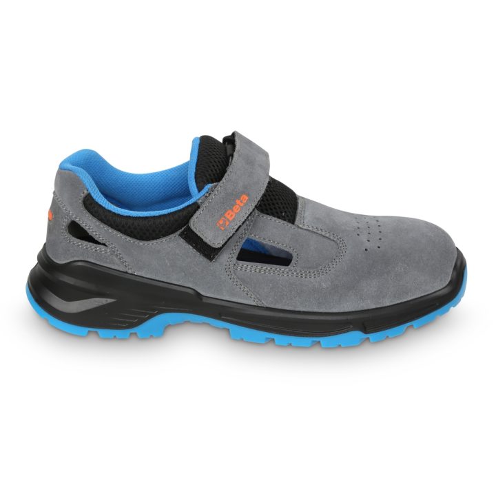 Beta 7201BP 45 Sandali BASIC PLUS in pelle scamosciata con chiusura a strappo 072010645