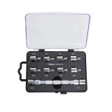 Beta 3075/K10 Set chiave universale a testina intercambiabile e 10 inserti, per serraggio raggi ruote 030750410