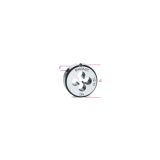 Beta 440ASC 9/16 Filiere tonde, UNC passo grosso in acciaio al cromo 004400226