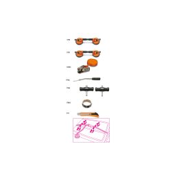Beta 1766/8 Assortimento di 8 utensili per cristalli auto 017660100