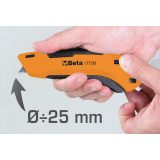 Beta 1772M Cutter a lama retrattile di sicurezza fornito con 4 lame 017720040