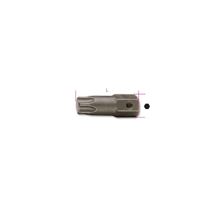 Beta 727/ES16TX T55 Inserti Macchina maschio per viti con impronta Torx® attacco 16 mm fosfatati 007270355