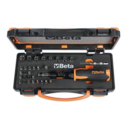 Beta 584/C31 Assortimento di 1 giravite dinamometrico, 8 chiavi a bussola esagonali, 20 inserti per avvitatori e 2 accessori 005