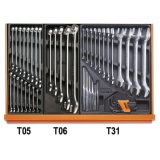 Beta 5904VI/3T Assortimento di 144 utensili per manutenzioni industriali in termoformato rigido in ABS 059041168