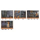 Beta 5904VU/3T Assortimento di 146 utensili per impiego universale in termoformato rigido in ABS 059041203