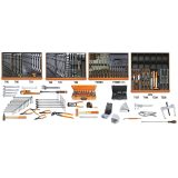 Beta 5910VI/3T Assortimento di 261 utensili per manutenzioni industriali in in termoformato rigido in ABS 059101063