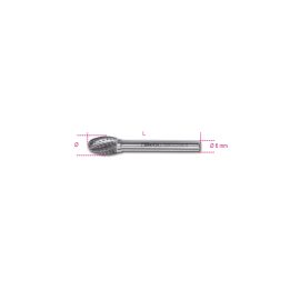 Beta 426MD/OV9,5 Lime rotative in metallo duro taglio incrociato HM4 004260541