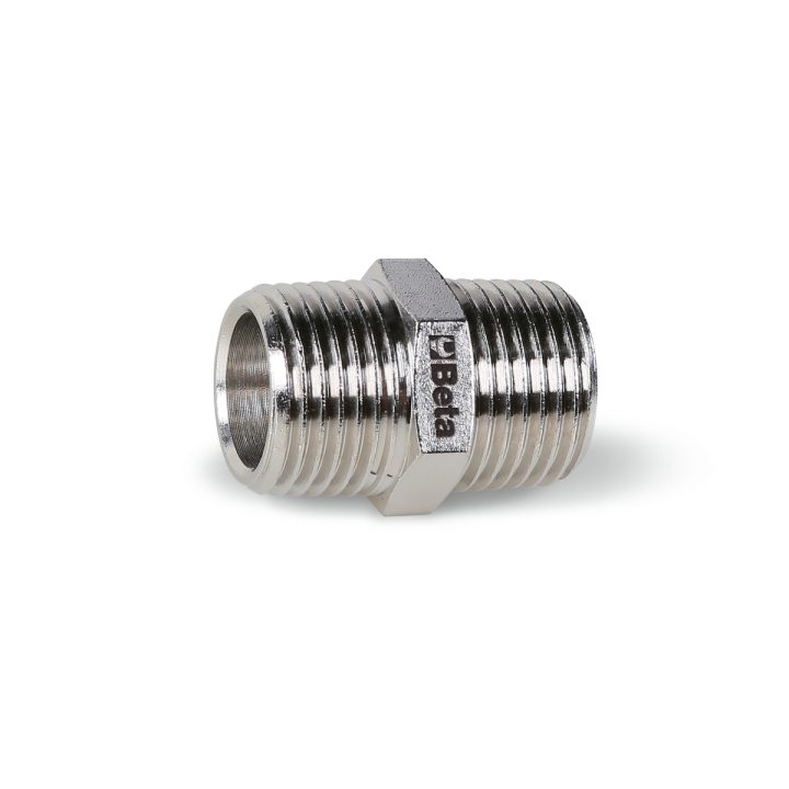 Beta 1918N 1/4X1/4 Nippli di collegamento con filetto conico BSPT 019180300