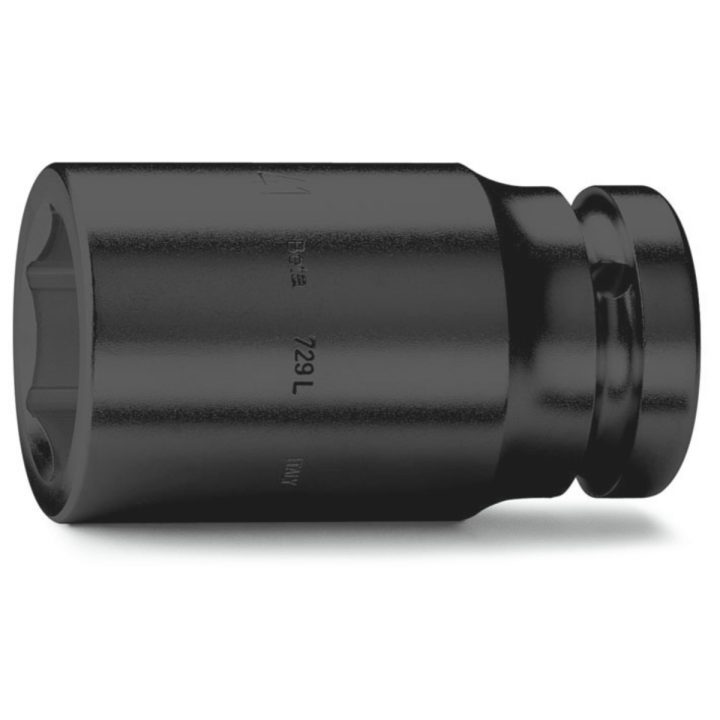 Beta 729L 36 Chiavi a bussola Macchina con attacco quadro femmina 1" bocca esagonale serie lunga, fosfatate 007290336