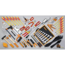 Beta 5980ET/B Assortimento di 64 utensili e 200 collari per elettrotecnica 059801084