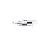 Beta 425/2 Frese coniche a gradino in acciaio HSS 004250012