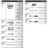 Beta 6600 M/120 Assortimento 163 utensili, con ganci senza pannello 066000120