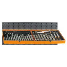 Beta 6600 M/125 Assortimento 133 utensili, con ganci senza pannello 066000125
