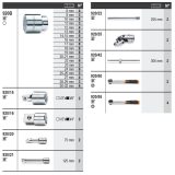 Beta 6600 M/125 Assortimento 133 utensili, con ganci senza pannello 066000125