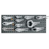 Beta 6600 M/236 Assortimento 31 utensili, con ganci senza pannello 066000236